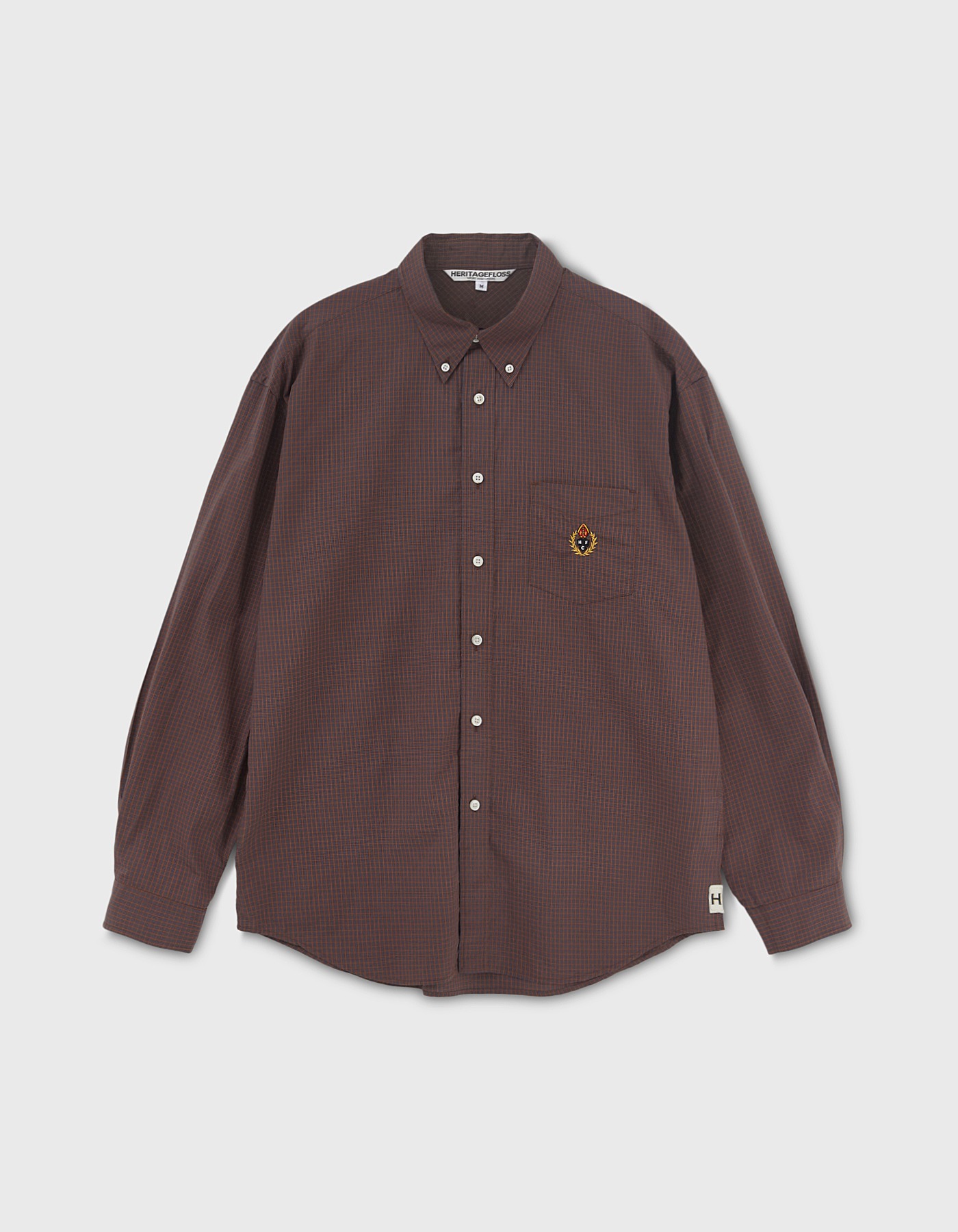 CREST CHECKED SHIRT / Red-Blue